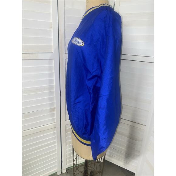 Vintage Neff 80s Lightweight Blue Nylon Pullover Windbreaker Vikings X-Large - Picture 6 of 9